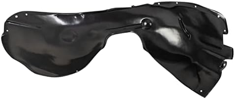 TRQ Front Right Inner Fender Liner Black Passenger Side