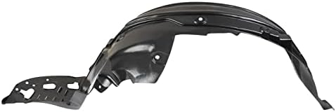 TRQ Front Right Inner Fender Liner Black Passenger Side