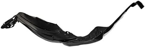 TRQ Front Right Inner Fender Liner Black Passenger Side