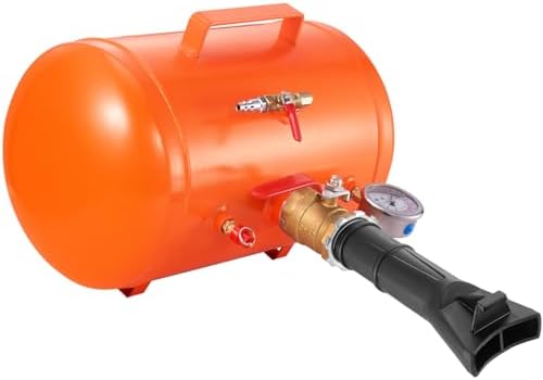 VEVOR Tire Bead Seater, 5 Gal/19L Air Tire Bead Blaster with Pressure Gauge & Handle, 145 PSI Seating Tool Inflator Tank, 85-116 PSI Operating Pressure for Car Truck ATV by VEVOR