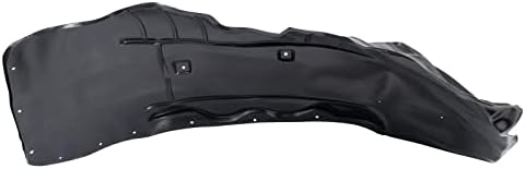 TRQ Front Right Inner Fender Liner Black Passenger Side