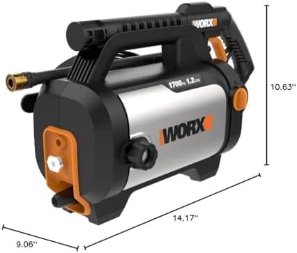 WORX Electric Pressure Washer, 13A 1870 Max PSI Power Washer, WG602 - Image 7