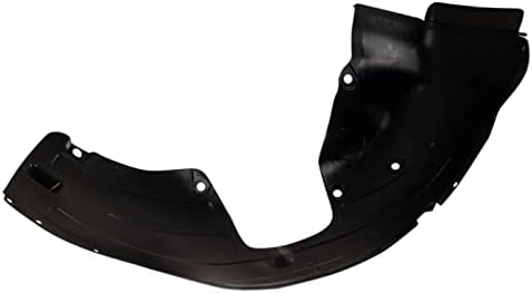 TRQ Front Left Inner Fender Liner Black Drivers Side