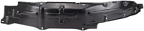 TRQ Front Right Inner Fender Liner Black Passenger Side