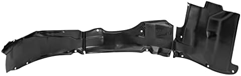 TRQ Front Left Inner Fender Liner Black Drivers Side