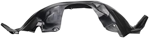 TRQ Front Right Inner Fender Liner Black Passenger Side