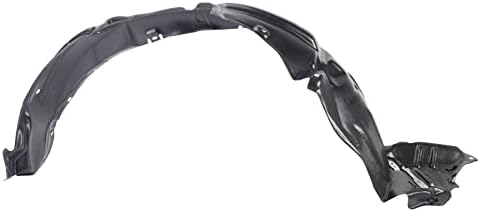 TRQ Front Left Inner Fender Liner Black Drivers Side