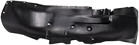 TRQ Front Right Inner Fender Liner Black Passenger Side