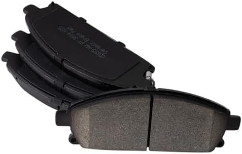 TRQ Front Brake Pads Ceramic Hardware Wear Sensor