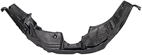 TRQ Front Right Inner Fender Liner Black Passenger Side
