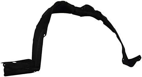 TRQ Front Right Inner Fender Liner Black Passenger Side