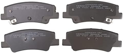 TRQ Rear Brake Pads Ceramic
