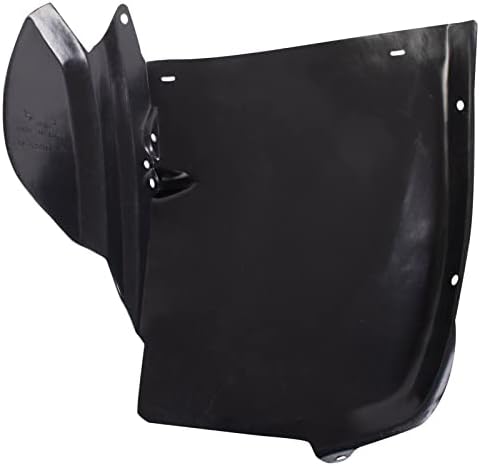 TRQ Front Right Forward Inner Fender Liner Black Passenger Side
