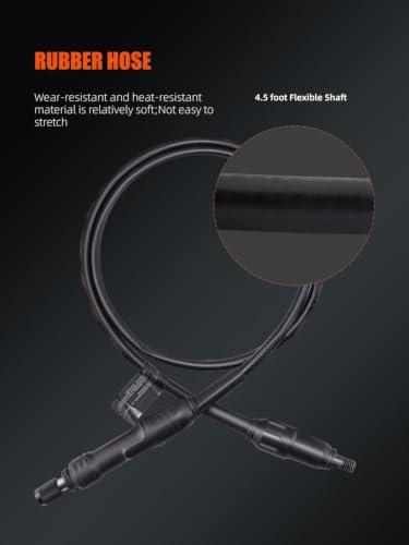 SPTA Mini Polishing Ball, Flexible Shaft Set with 18Pcs Conical and Cylindrical Drums Used On Mini Car Polisher for Car Wheel Detailing, Tight Areas and Small Spaces Polishing Buffing -PT101 - Image 3