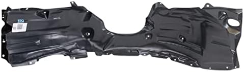 TRQ Front Right Inner Fender Liner Black Passenger Side