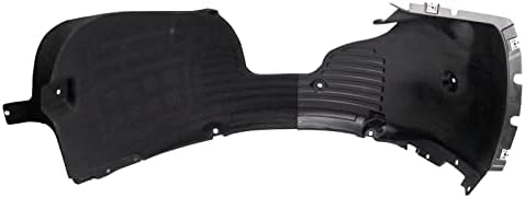 TRQ Front Left Inner Fender Liner Black Drivers Side