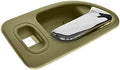 TRQ Rear Right Interior Door Handle Chrome & Beige Passenger Side