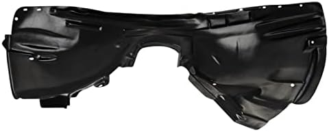 TRQ Front Right Inner Fender Liner Black Passenger Side
