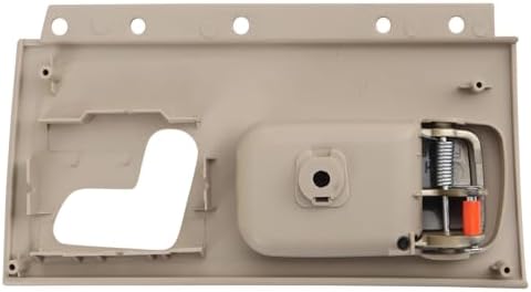 TRQ Front Left Interior Door Handle Beige & Gold Drivers Side