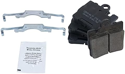 TRQ Rear Brake Pads Ceramic Hardware