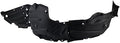 TRQ Front Left Inner Fender Liner Black Drivers Side