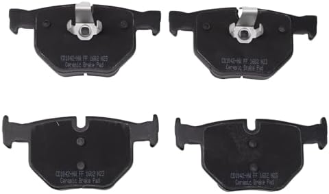 TRQ Rear Ceramic Brake Pad Set