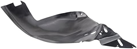 TRQ Front Left Forward Inner Fender Liner Black Drivers Side