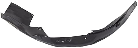 TRQ Front Right Inner Fender Liner Black Passenger Side