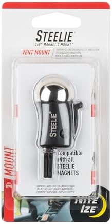 Nite Ize Steelie Vent Mount - Additional Car Vent Mount for Cell Phones - Compatible Phone Accessories for Steelie Magnetic Phone Mounting System