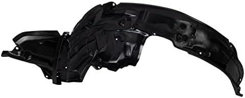 TRQ Front Left Inner Fender Liner Black Drivers Side