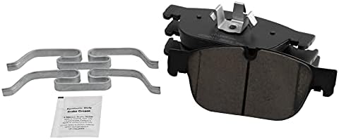 TRQ Front Ceramic Brake Pad Set Includes Contact Point Grease