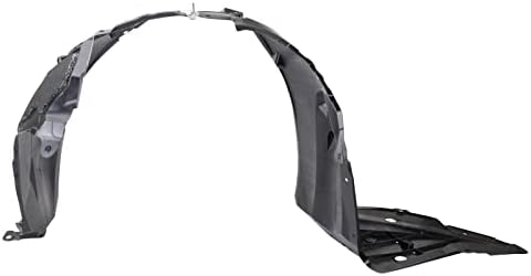 TRQ Front Left Inner Fender Liner Black Drivers Side