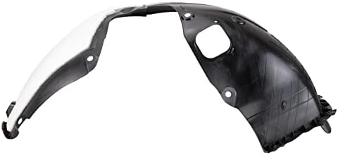 TRQ Front Left Inner Fender Liner Black Drivers Side