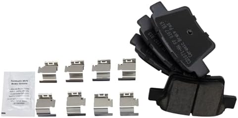 TRQ Rear Brake Pads Ceramic Hardware