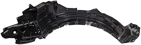 TRQ Front Right Inner Fender Liner Black Passenger Side