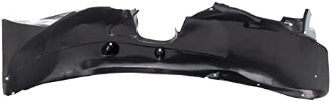 TRQ Front Left Inner Fender Liner Black Drivers Side