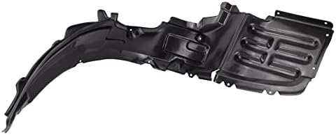 TRQ Front Left Inner Fender Liner Black Drivers Side