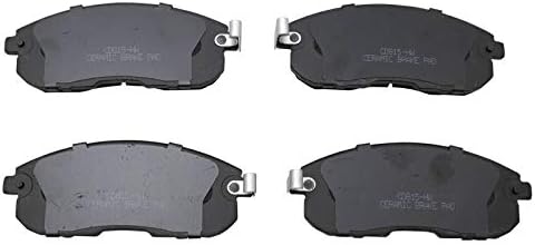 TRQ Front Brake Pads Ceramic Hardware Wear Sensor