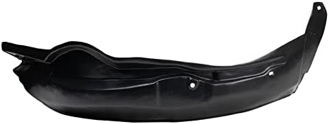 TRQ Front Right Inner Fender Liner Black Passenger Side