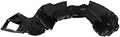 TRQ Front Right Inner Fender Liner Black Passenger Side
