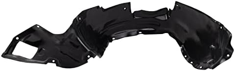 TRQ Front Right Inner Fender Liner Black Passenger Side