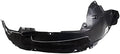 TRQ Front Right Inner Fender Liner Black Passenger Side