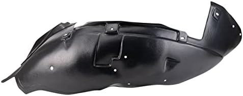 TRQ Front Right Inner Fender Liner Black Passenger Side