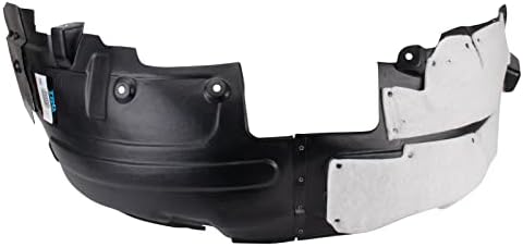 TRQ Front Left Inner Fender Liner Black Drivers Side