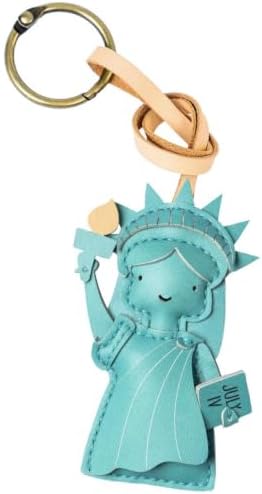 Travel Icon Leather Bag Charm - Unique Keychain Purse Charm For Handbags