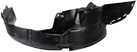 TRQ Front Right Inner Fender Liner Black Passenger Side