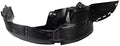 TRQ Front Right Inner Fender Liner Black Passenger Side