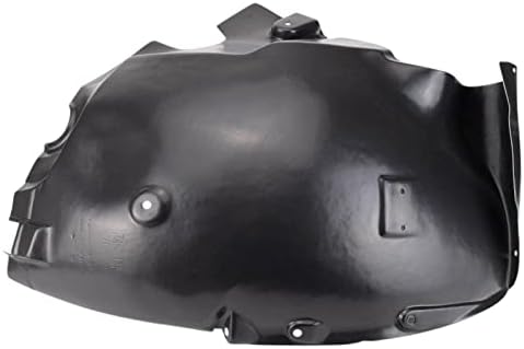 TRQ Front Right Forward Inner Fender Liner Black Passenger Side