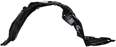 TRQ Front Left Inner Fender Liner Black Drivers Side
