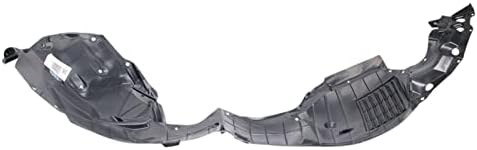 TRQ Front Left Inner Fender Liner Black Drivers Side